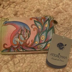 Anuschka NWT Peacock Wallet